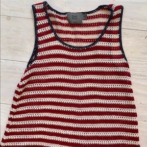 Red/ white /blue tank top